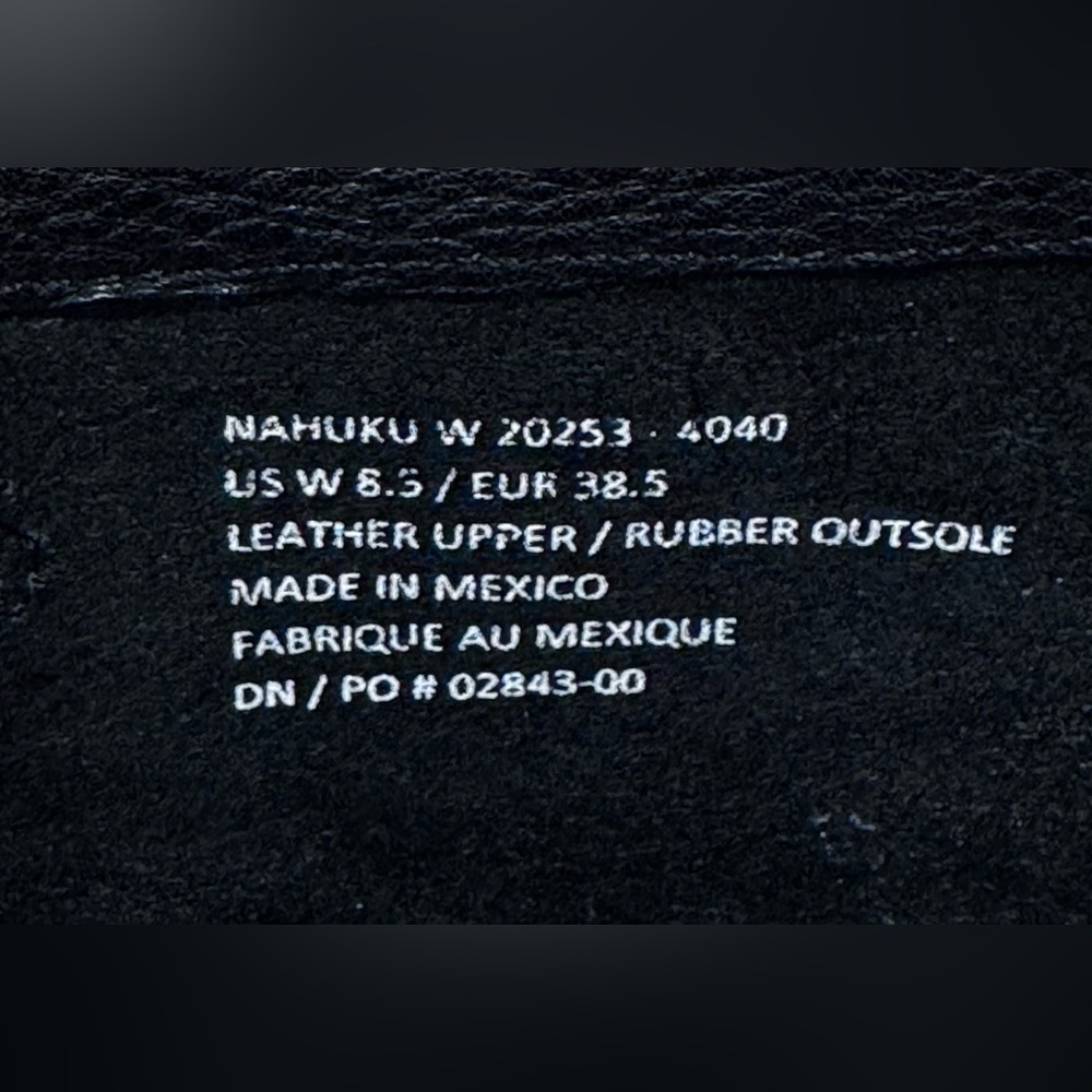Born Nahuku Black Leather Mid-Calf Boots | Size 8.5 - Picture 12 of 12
